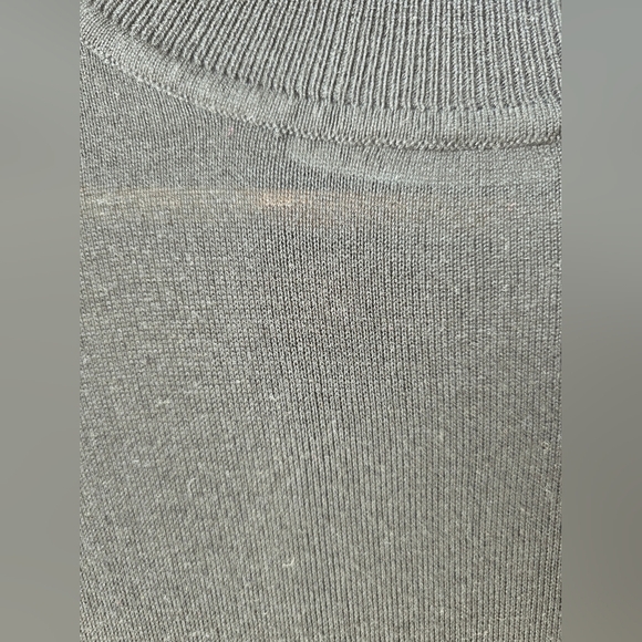 Zara Mockneck Fine Knit Classic Black Sweater Top Long Sleeve Size M - Picture 3 of 7